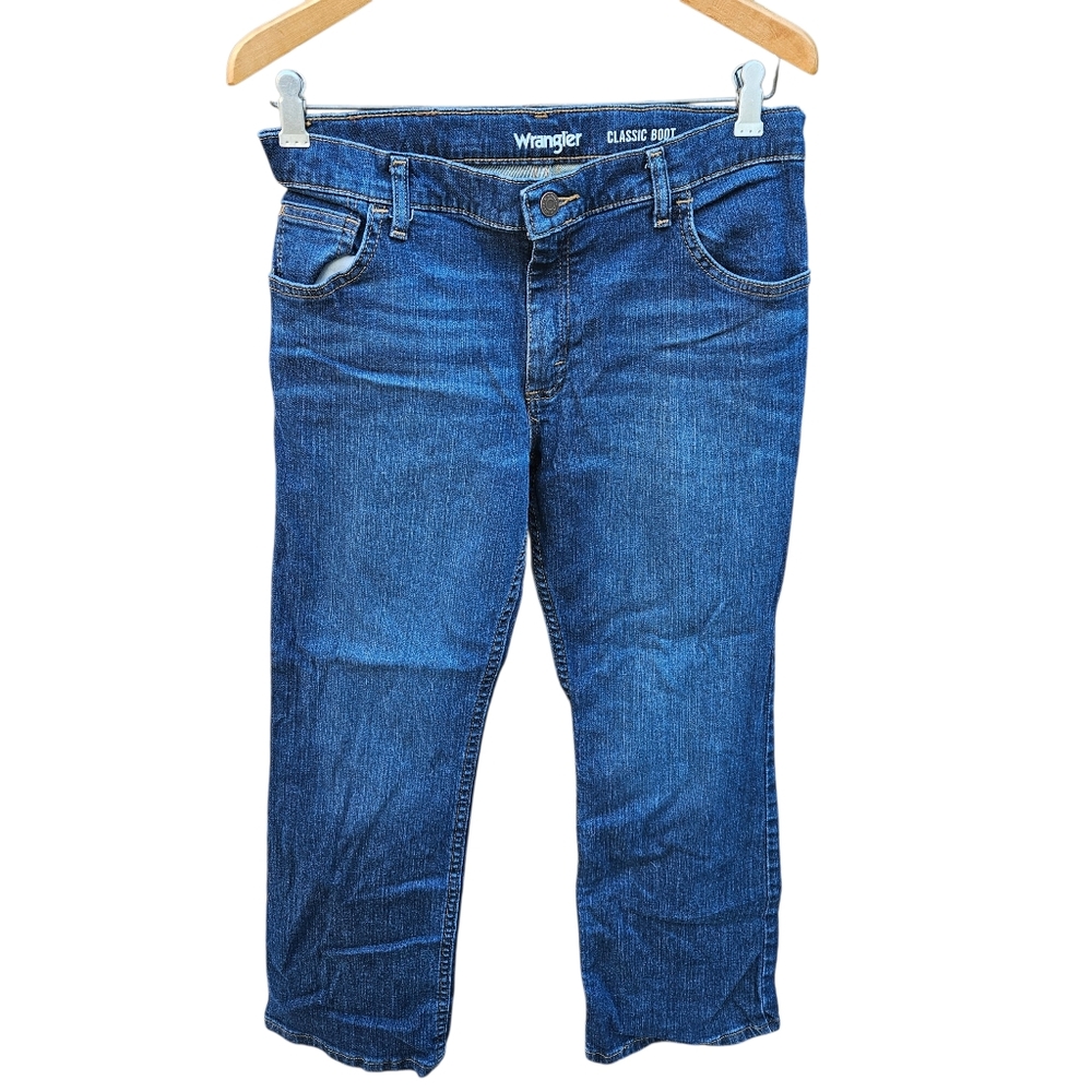 Wrangler Denim Classic Boot Blue Jeans Women 14